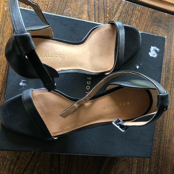 Halogen Haaudrey-lea leather heels - Picture 3 of 5